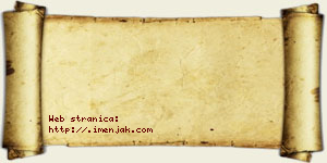 Andrijana Gojsović vizit kartica